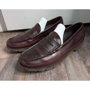 Rockport Men's Soren Dress Slip On Penny Loafers M2693 Brown Size 12